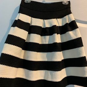 Anthropologie Girls From Savoy Striped Skirt